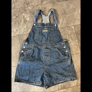 Vintage Levi’s overall shorts